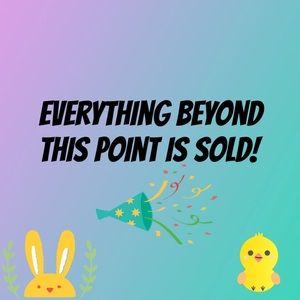 All Items beyond this point have been sold